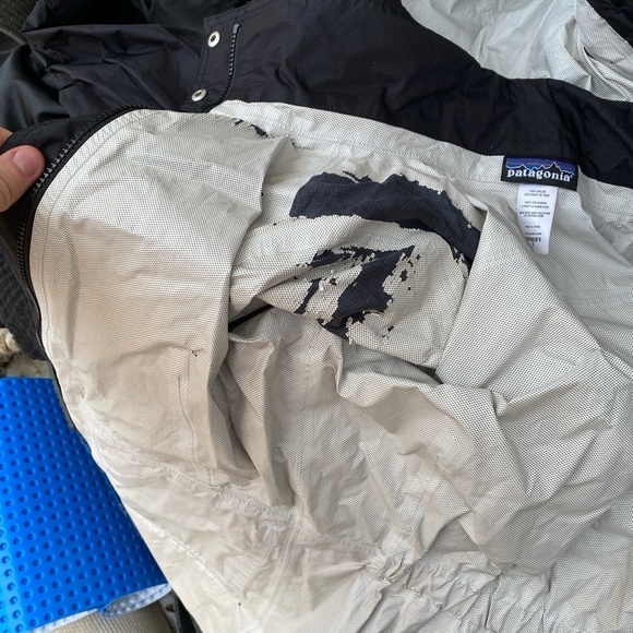 Patagonia Torrent Shell Waterproof Trenchcoat Small Black - Picture 10 of 11